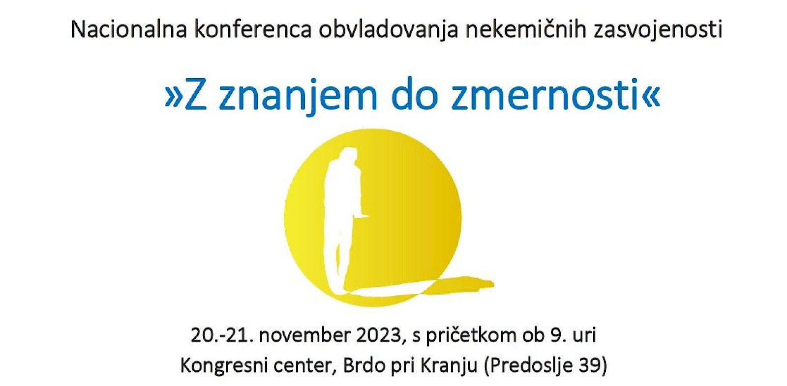 Center Šteker na nacionalni konferenci obvladovanja nekemičnih zasvojenosti