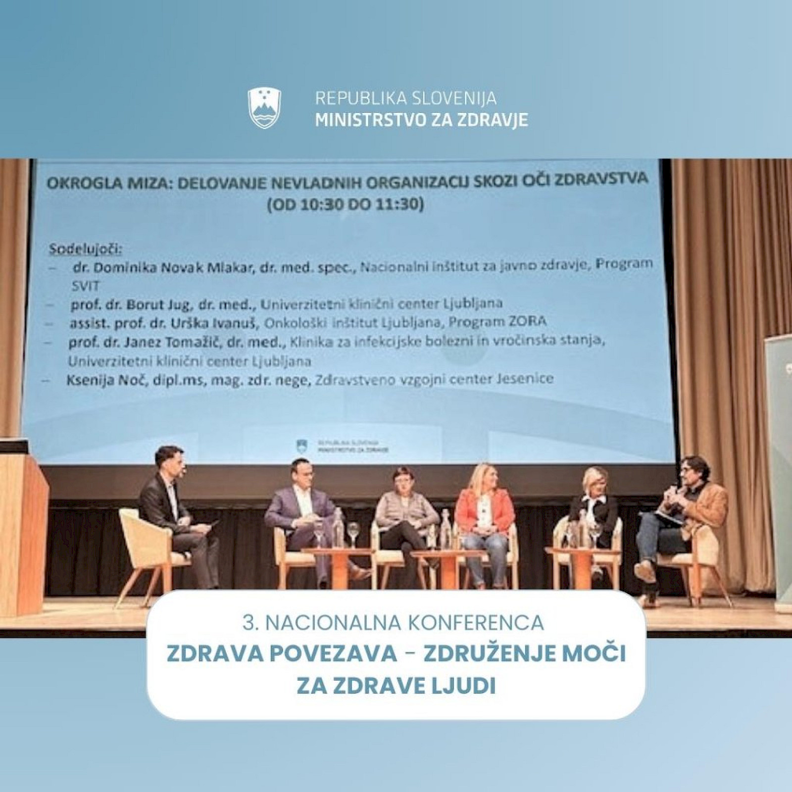 Center Šteker na 3. nacionalni konferenci Zdrava povezava